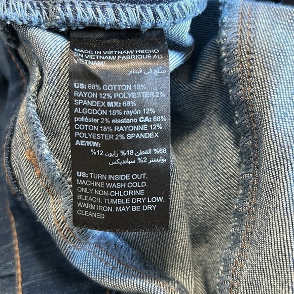 White House Black Market Classic Rise Ball Chain Slim Ankle Jeans Sz 6 - Picture 11 of 12